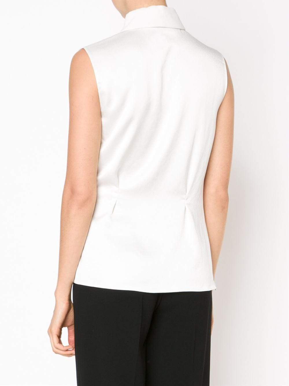 CARVEN-Chemise Crepe Top-