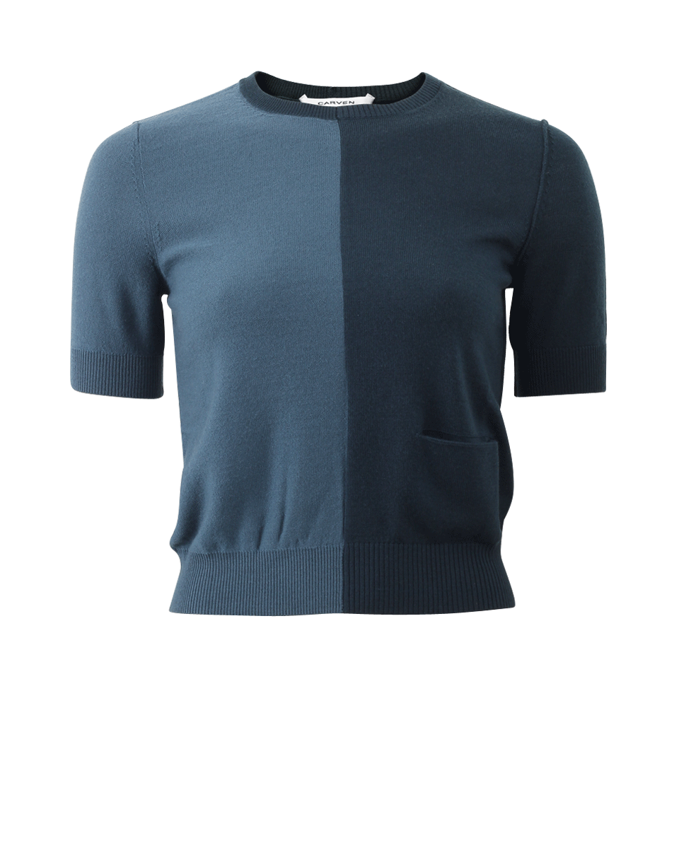 CARVEN-Bi-Color Sweater-