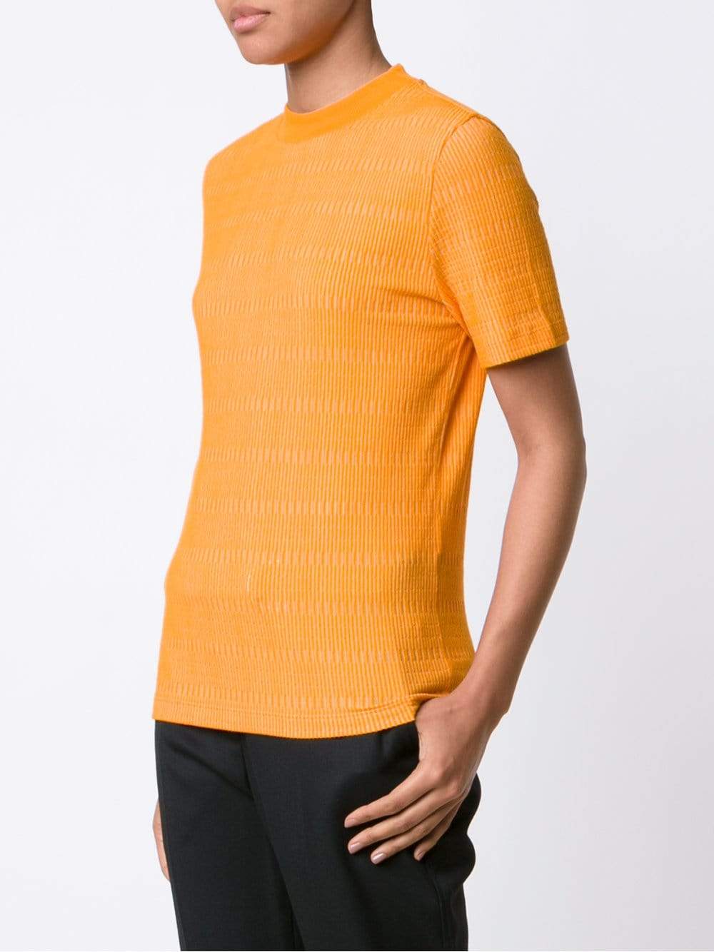 CARVEN-Geometric Knit T-Shirt-
