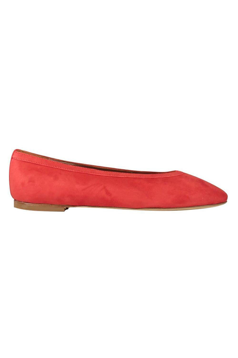 Dafne Flat - Red-RED-36-SHOEFLAT SHOE-CASA ISOTA