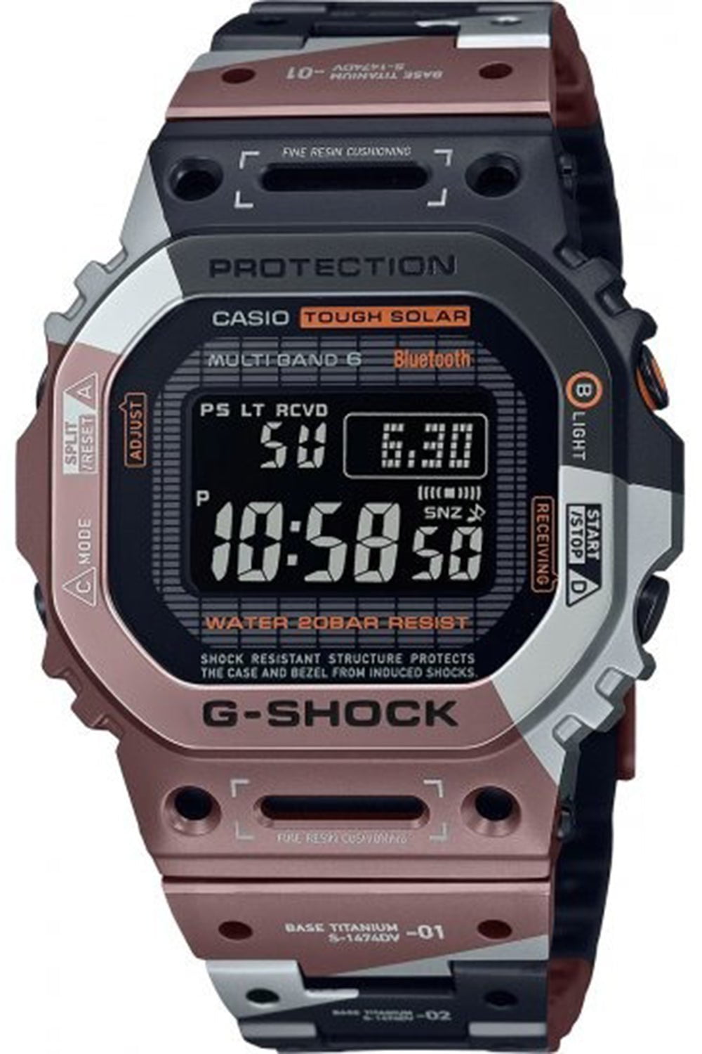CASIO-GS Solar MB6 Watch-MULTI C