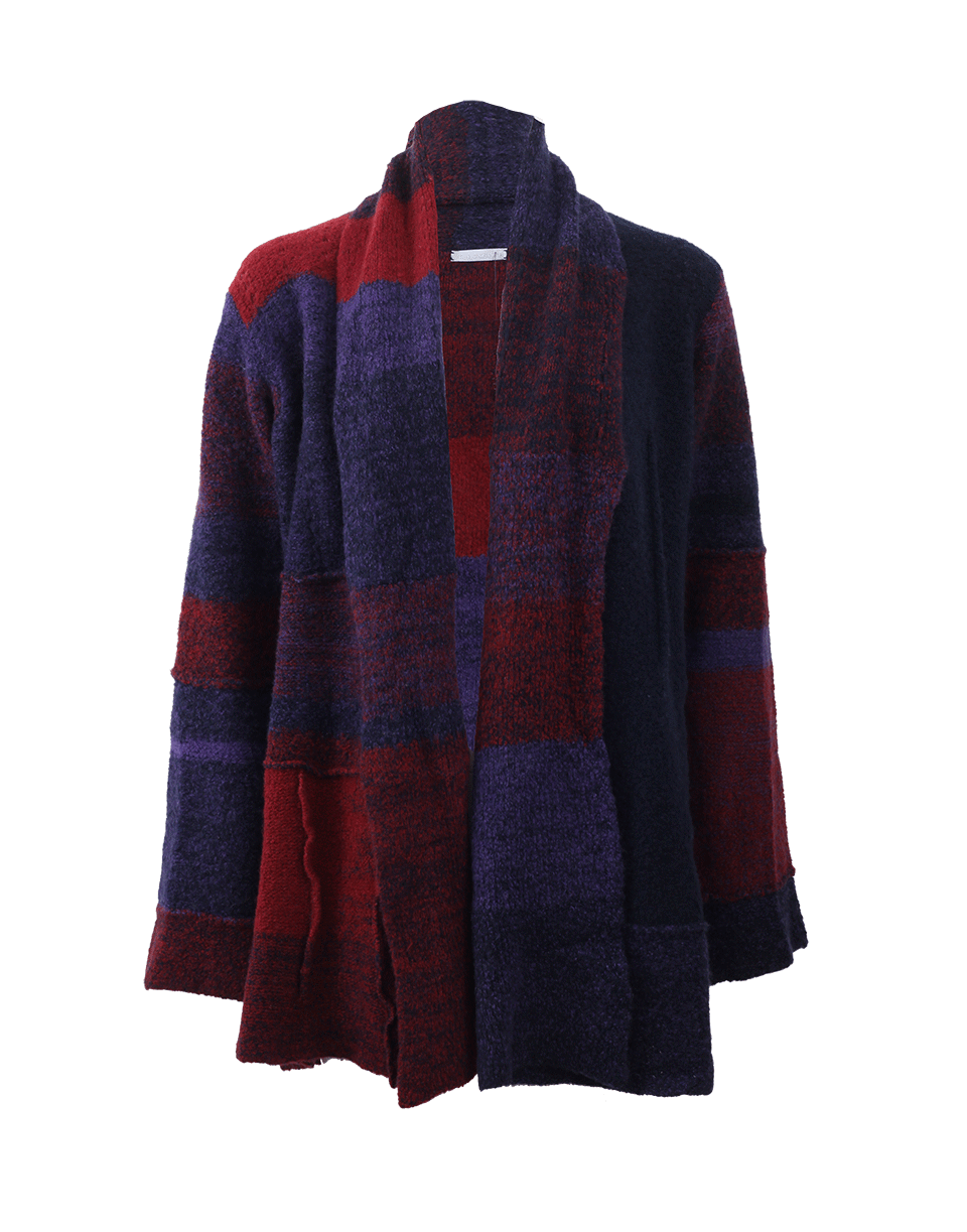CASMARI-Patchwork Long Cardigan-