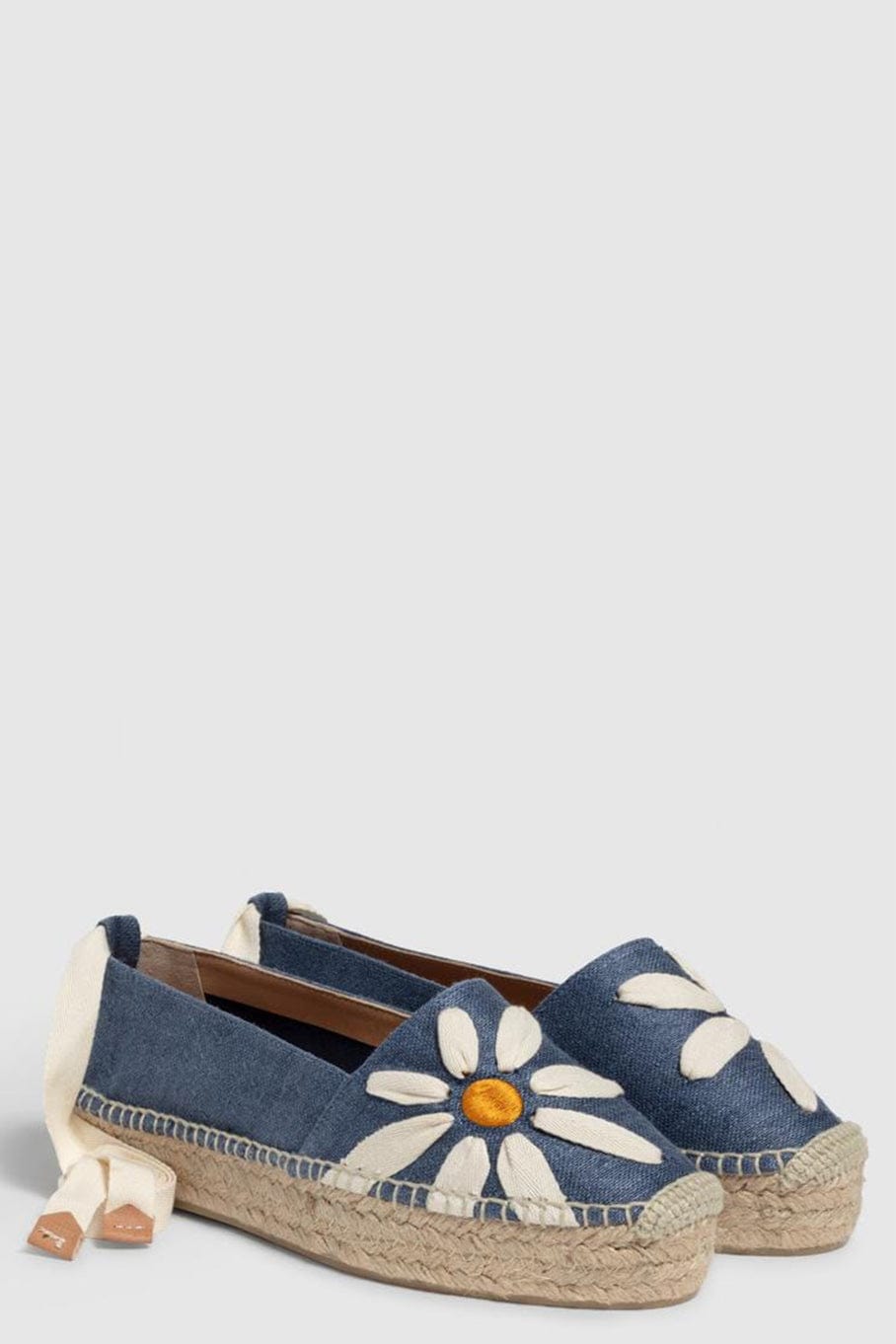 CASTANER-Karenina Flat Linen Tie Espadrille-