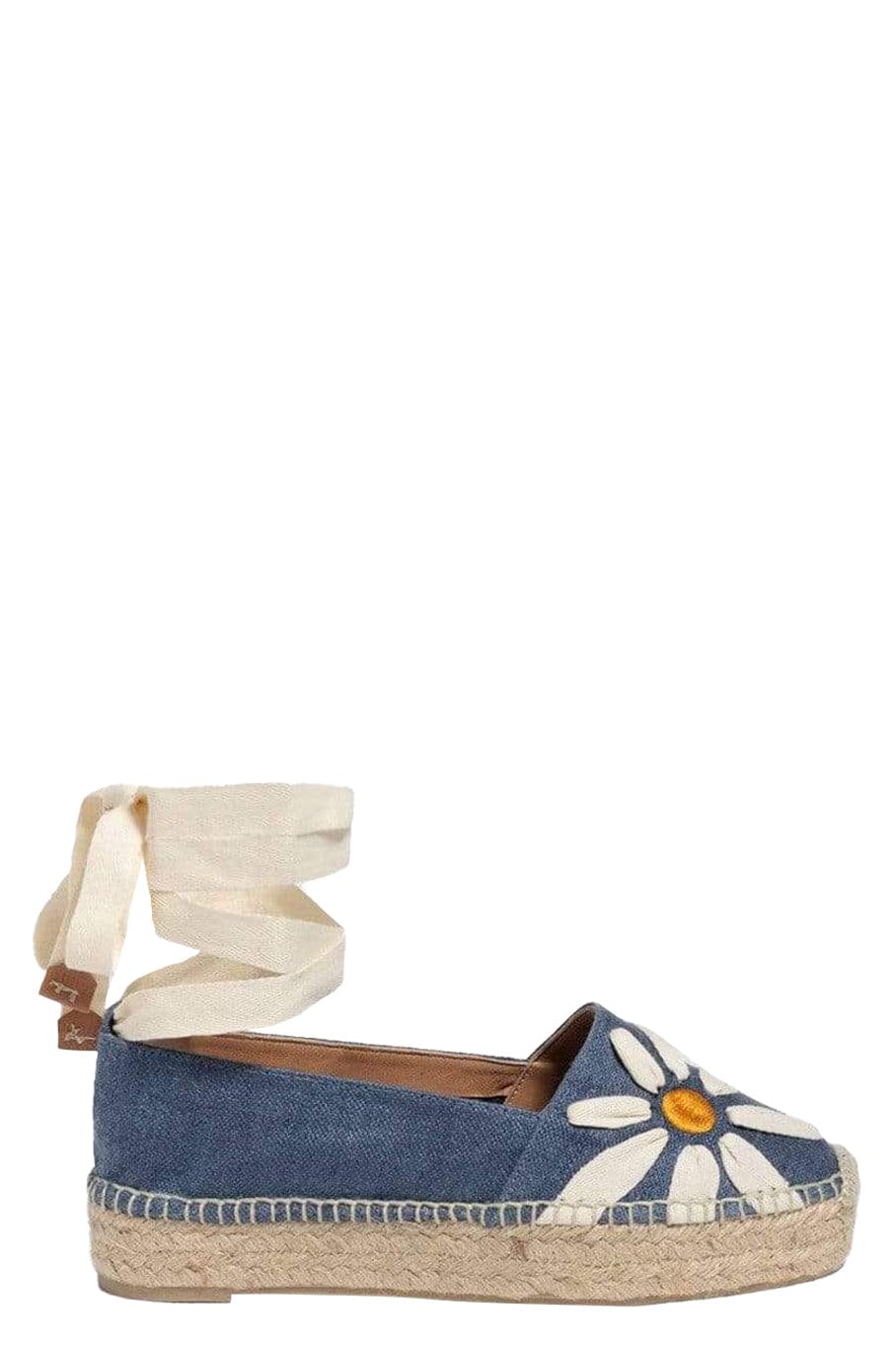 CASTANER-Karenina Flat Linen Tie Espadrille-