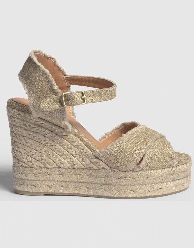 CASTANER-Glitter Bromelia Espadrille Wedge-