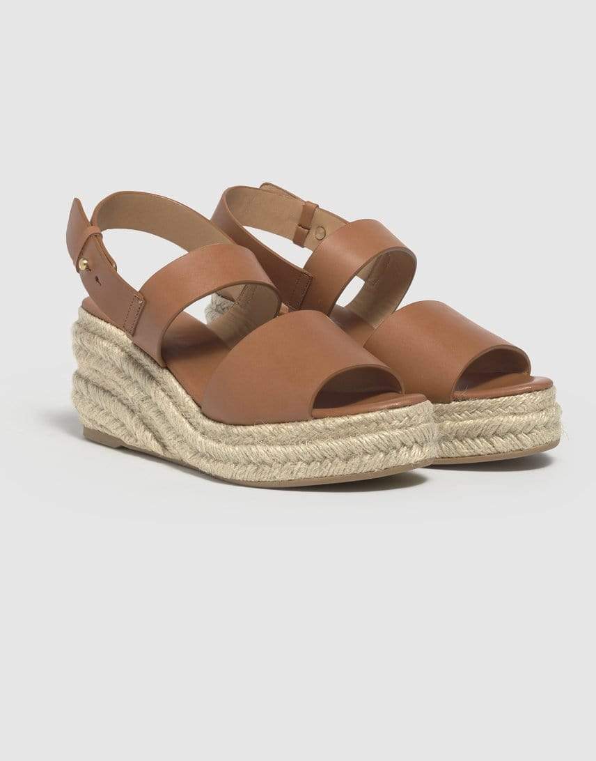 CASTANER-Bernabela Leather Platform Wedge-