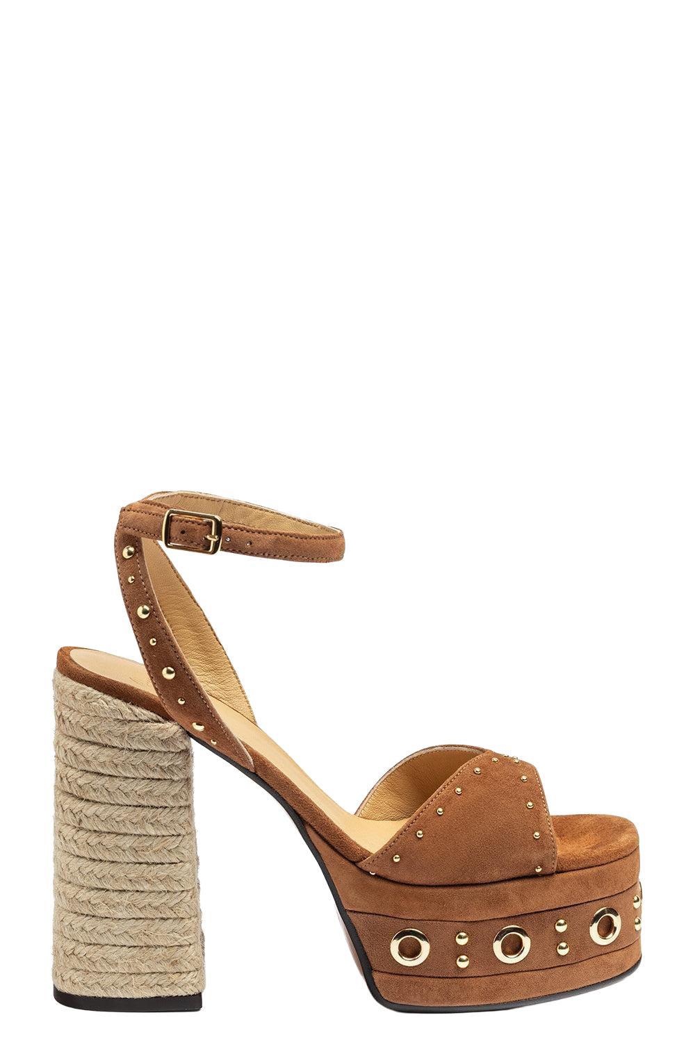 Fruamba Heel-CUOIO-36-SHOESANDAL-CASTANER