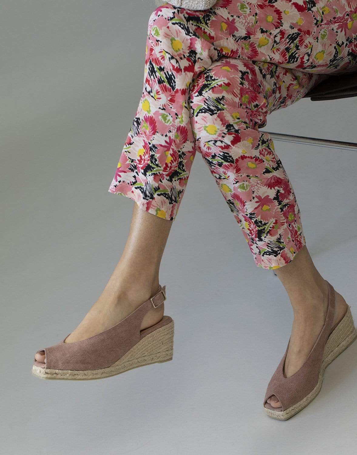 CASTANER-Dosalia Peep Toe Wedge Espadrille-