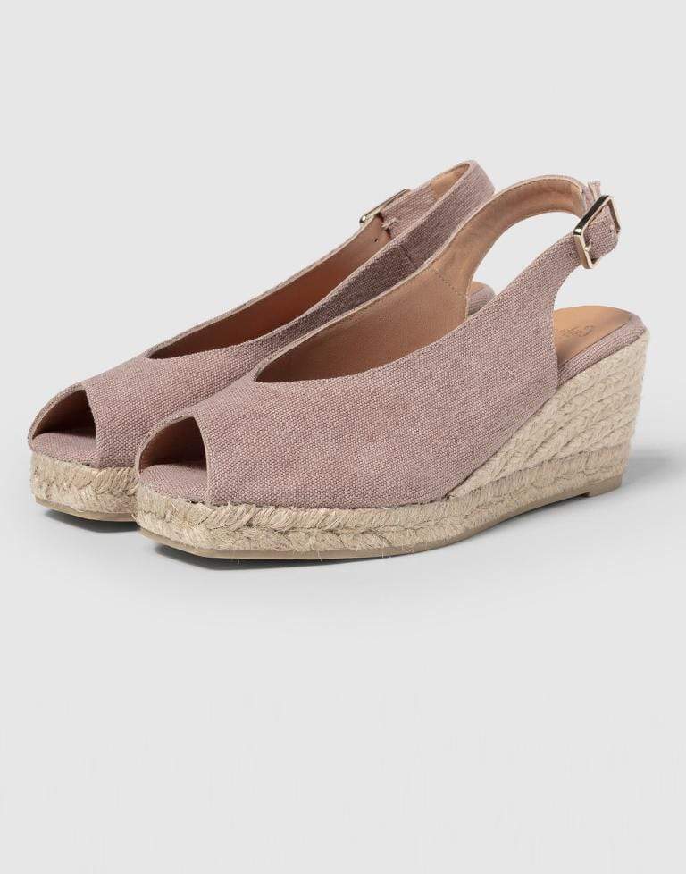 CASTANER-Dosalia Peep Toe Wedge Espadrille-