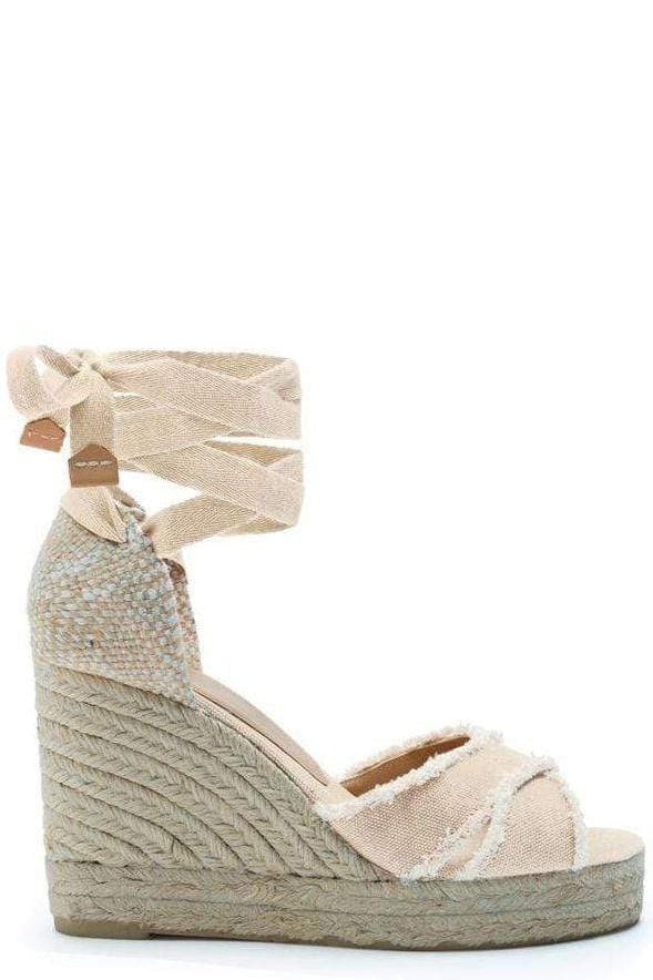 CASTANER-Bluma Open Toe Ankle Tie Wedge-