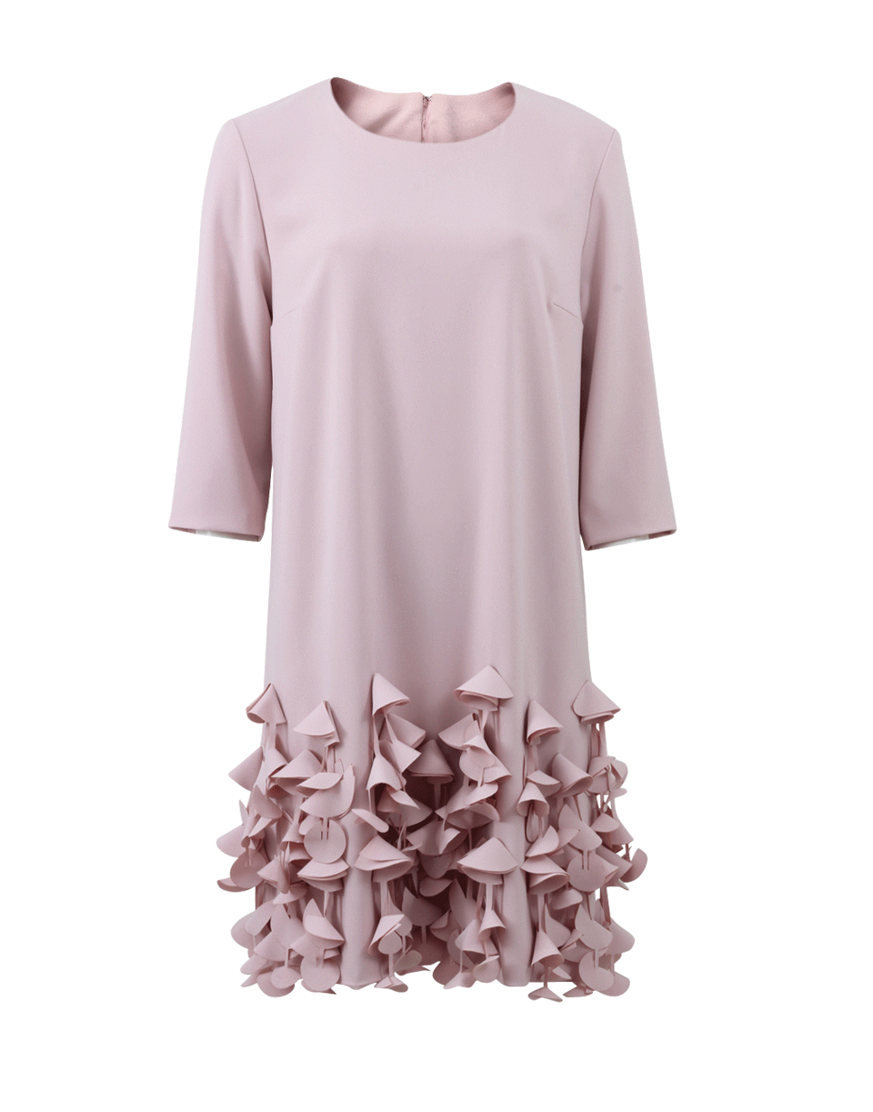 CATHERINE REGEHR-Petal Hem Shift Dress-