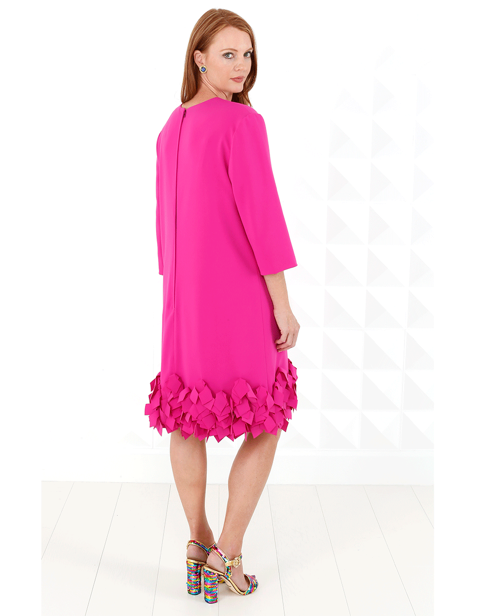 CATHERINE REGEHR-Laser Cut Falling Leaf Dress-