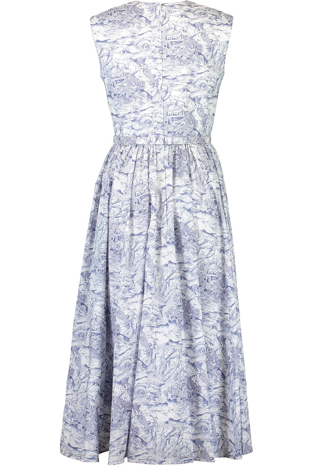 CATHERINE REGEHR-Jewel Neck Garden Dress-