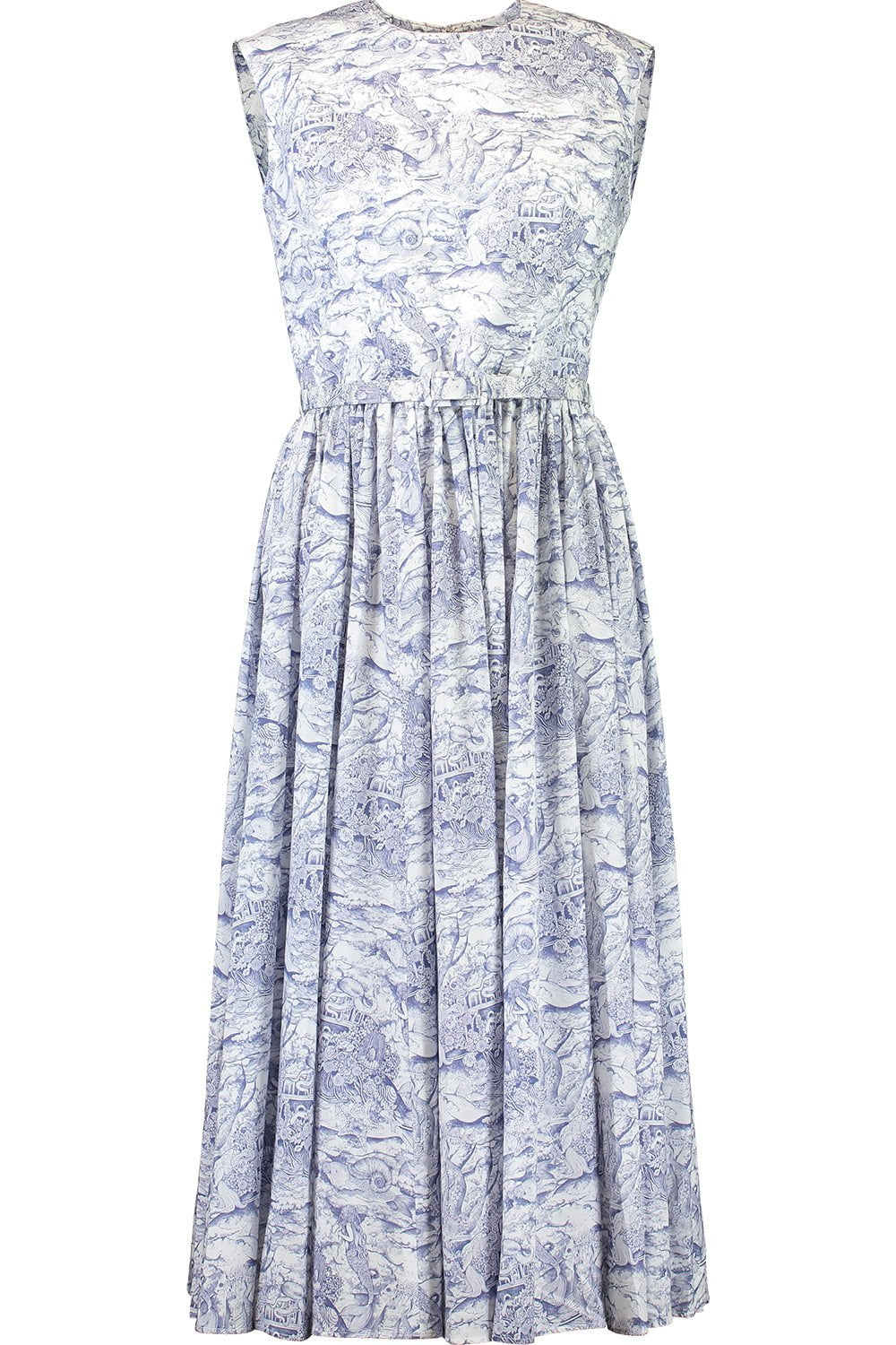 CATHERINE REGEHR-Jewel Neck Garden Dress-