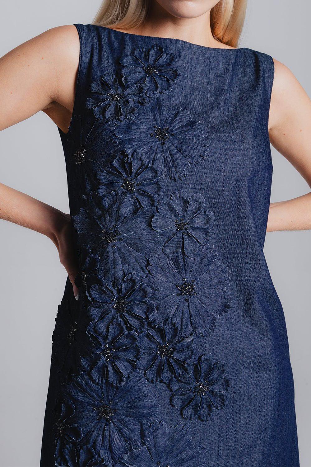 CATHERINE REGEHR-Floral Spray Arak Dress-