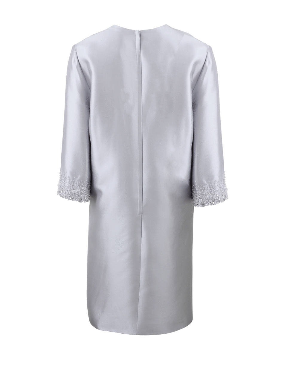 CATHERINE REGEHR-Gem Cuff Shift Dress-LT GREY
