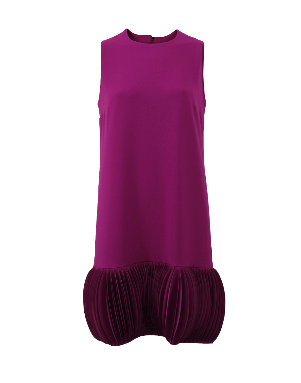 CATHERINE REGEHR-Accordian Hem Shift Dress-