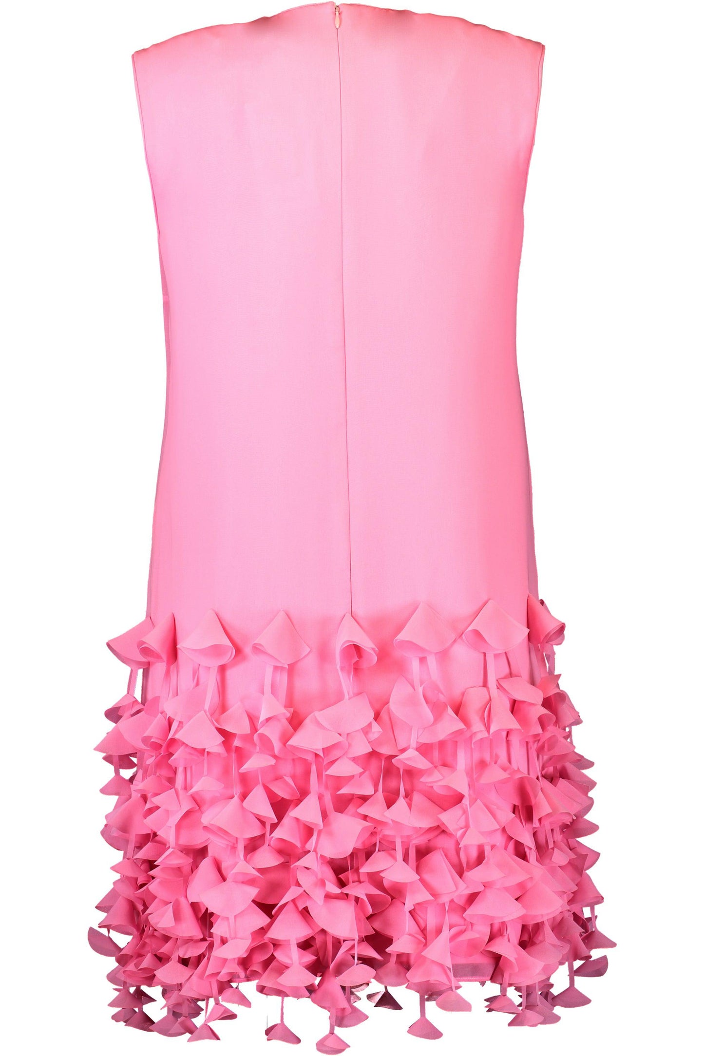 CATHERINE REGEHR-Laser Cut Cone Hem Dress-