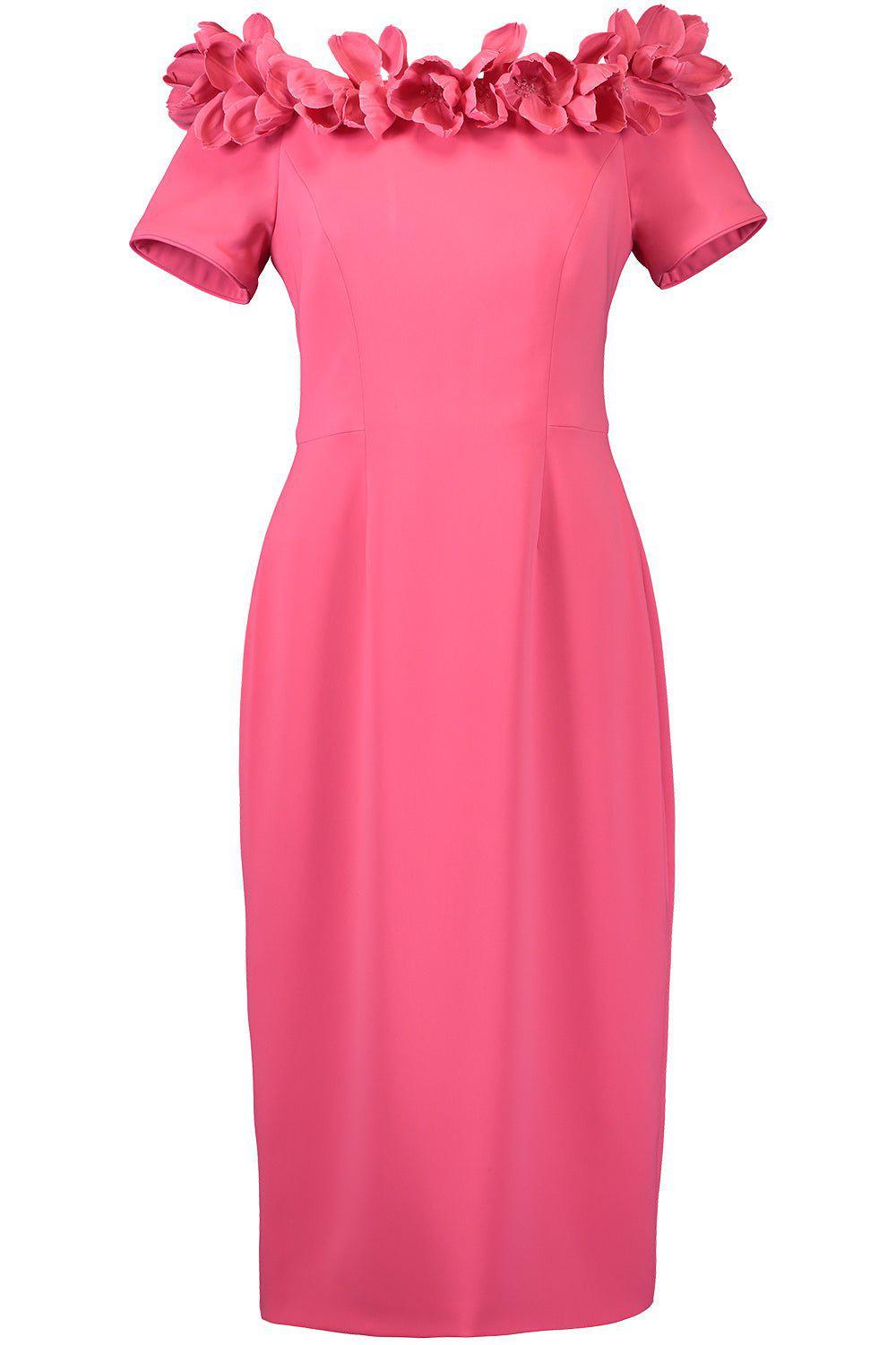 CATHERINE REGEHR-Off The Shoulder Tulip Dress-
