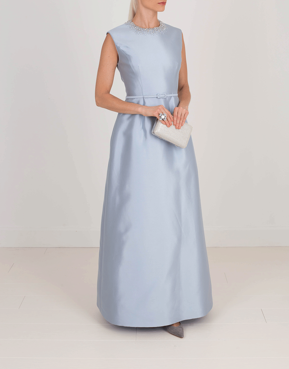 CATHERINE REGEHR-Chloe Gown-BLU/YLLW