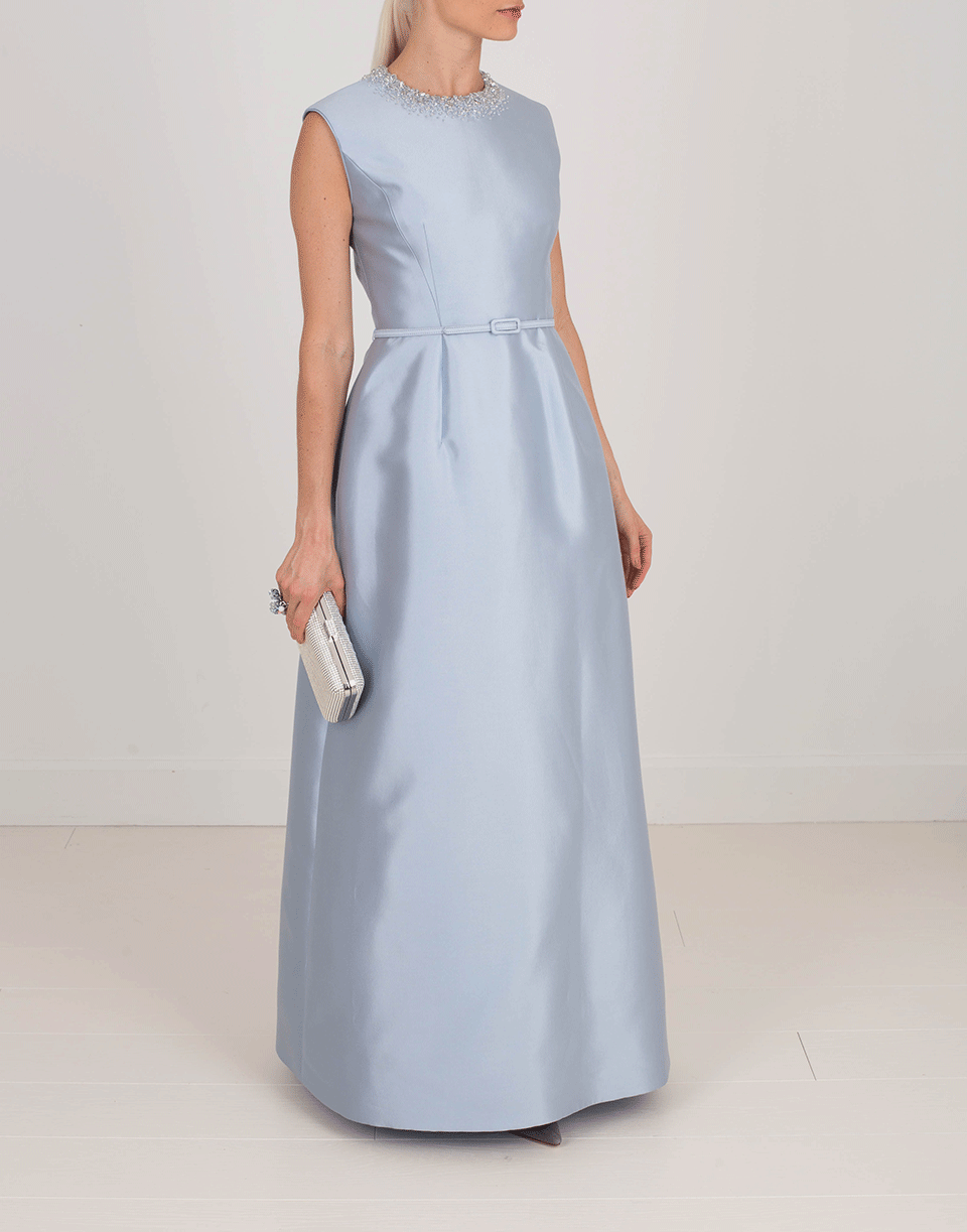 CATHERINE REGEHR-Chloe Gown-BLU/YLLW