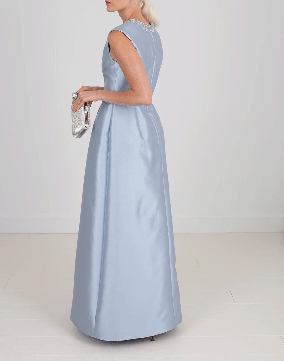 CATHERINE REGEHR-Chloe Gown-BLU/YLLW