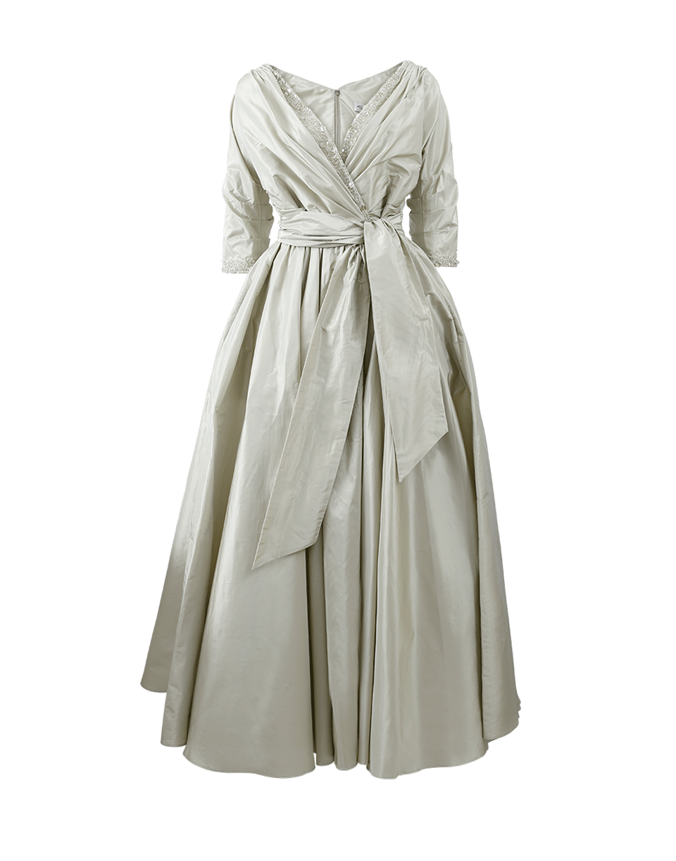 CATHERINE REGEHR-Circle Skirt Gown-CELADON