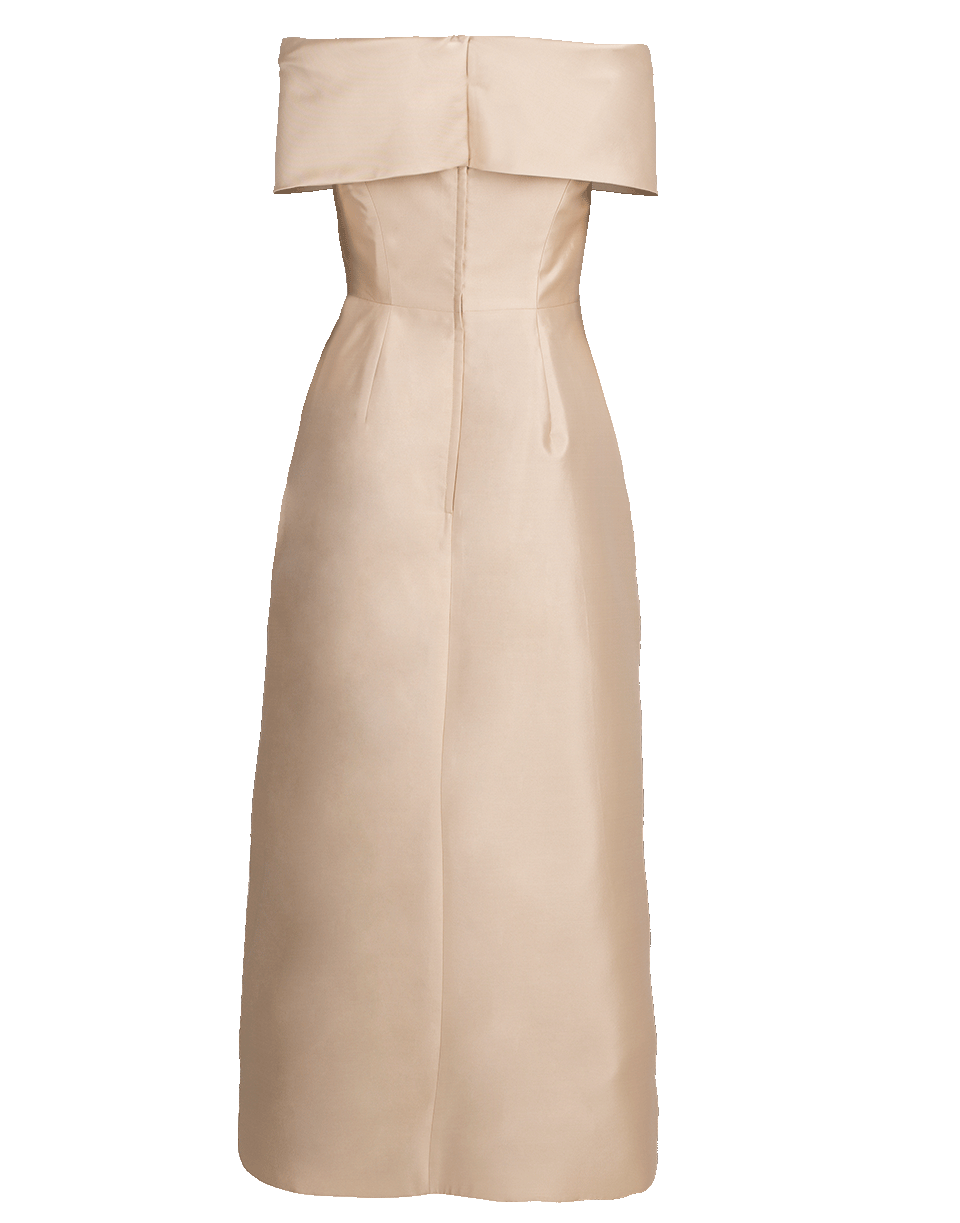 CATHERINE REGEHR-Off Shoulder Grace Gown-CHAMPAGN