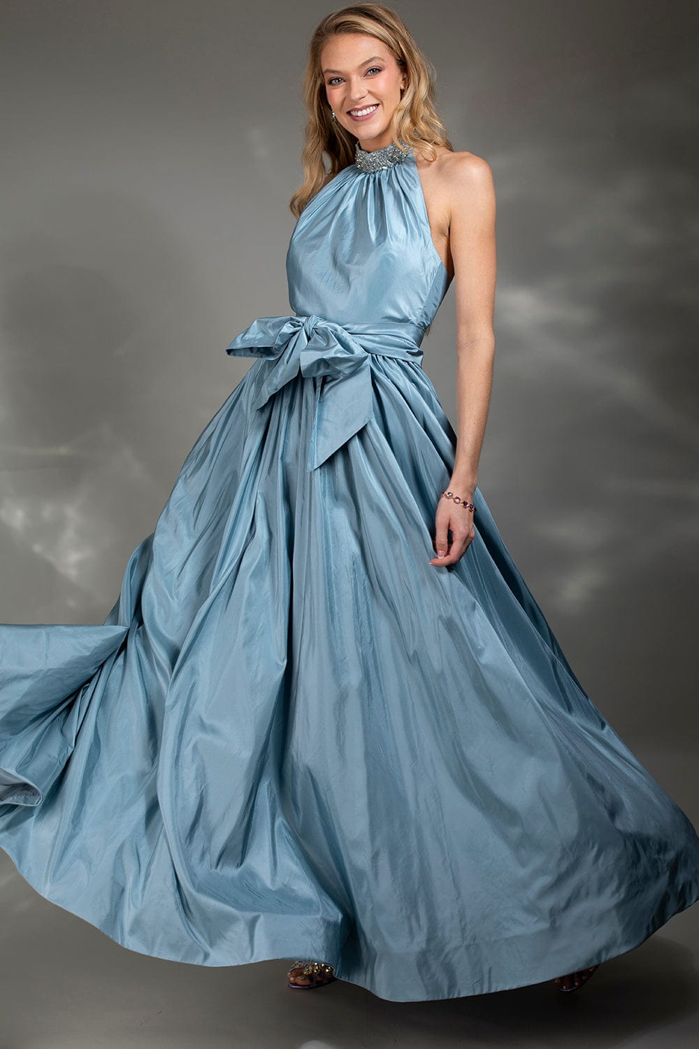 CATHERINE REGEHR-Gem T Neck Gown Ball Gown Skirt-