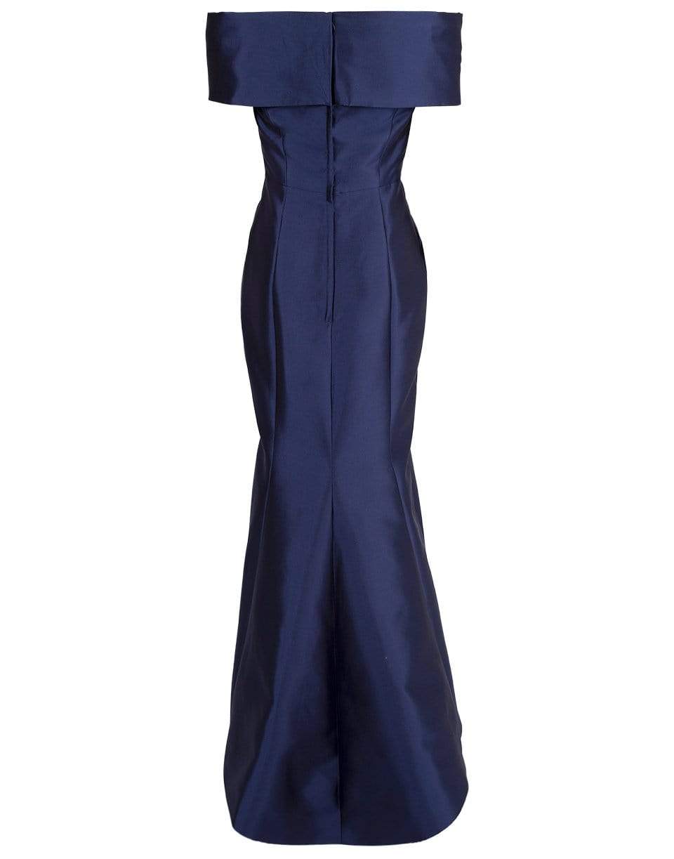 CATHERINE REGEHR-Off the Shoulder "Picard" Gown-