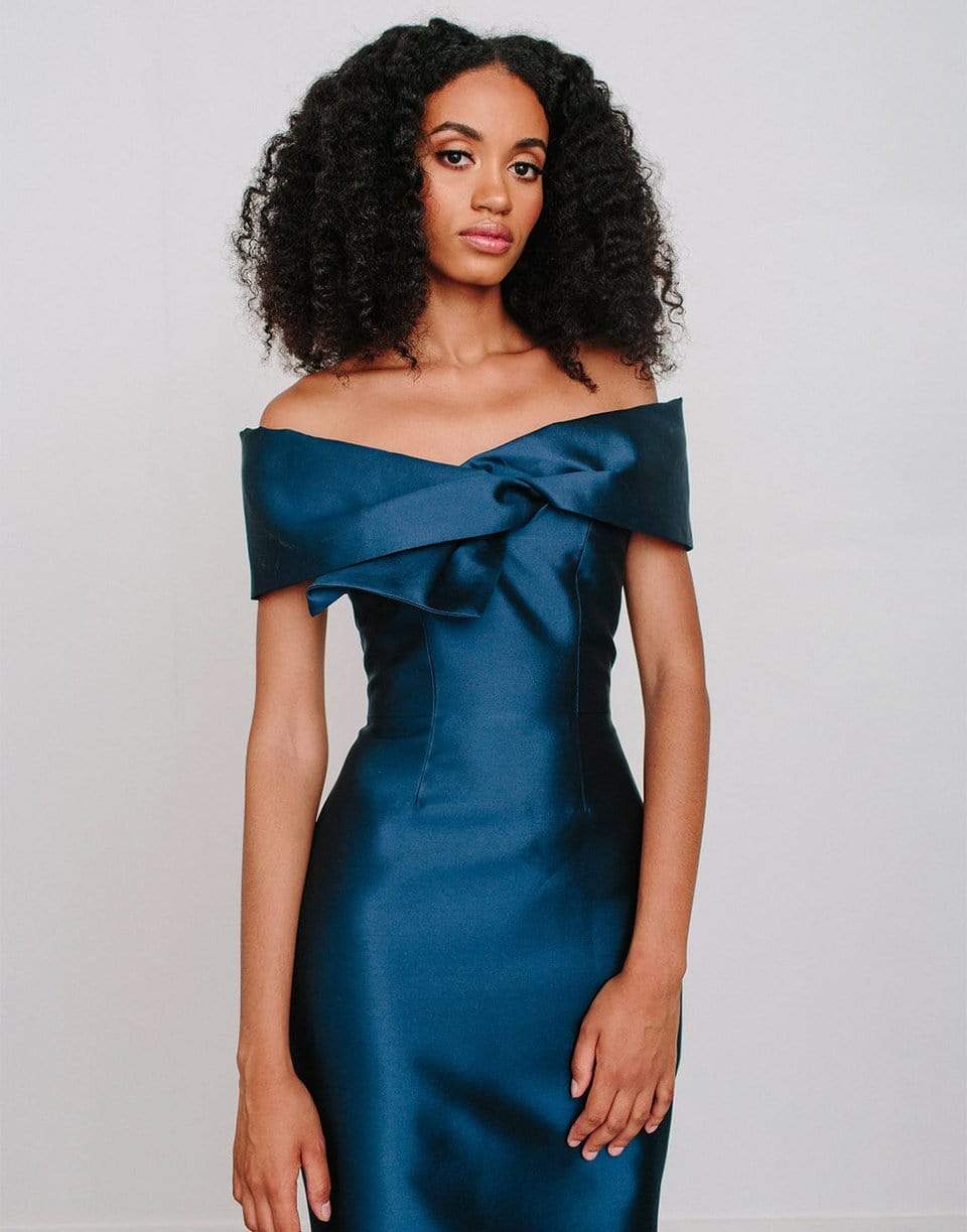 CATHERINE REGEHR-Off the Shoulder "Picard" Gown-