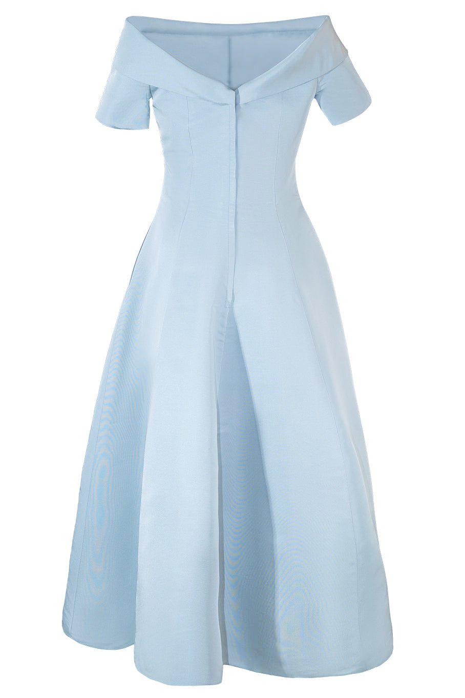 CATHERINE REGEHR-V Back Alice Van Der Rohe Dress - Stone-