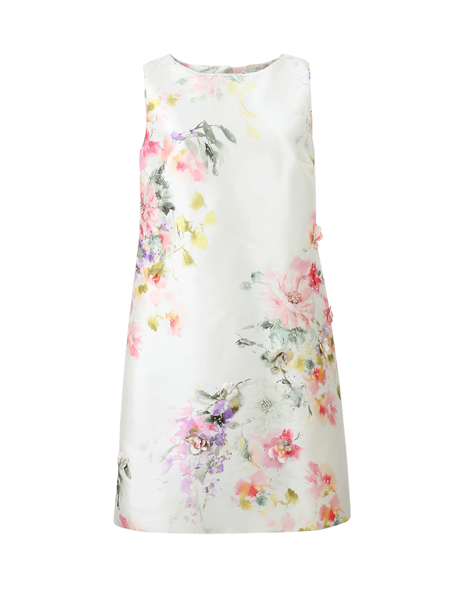 CATHERINE REGEHR-Floral Shift Dress-