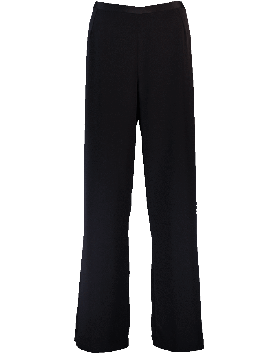 CATHERINE REGEHR-Pull On Silk Crepe Pant-