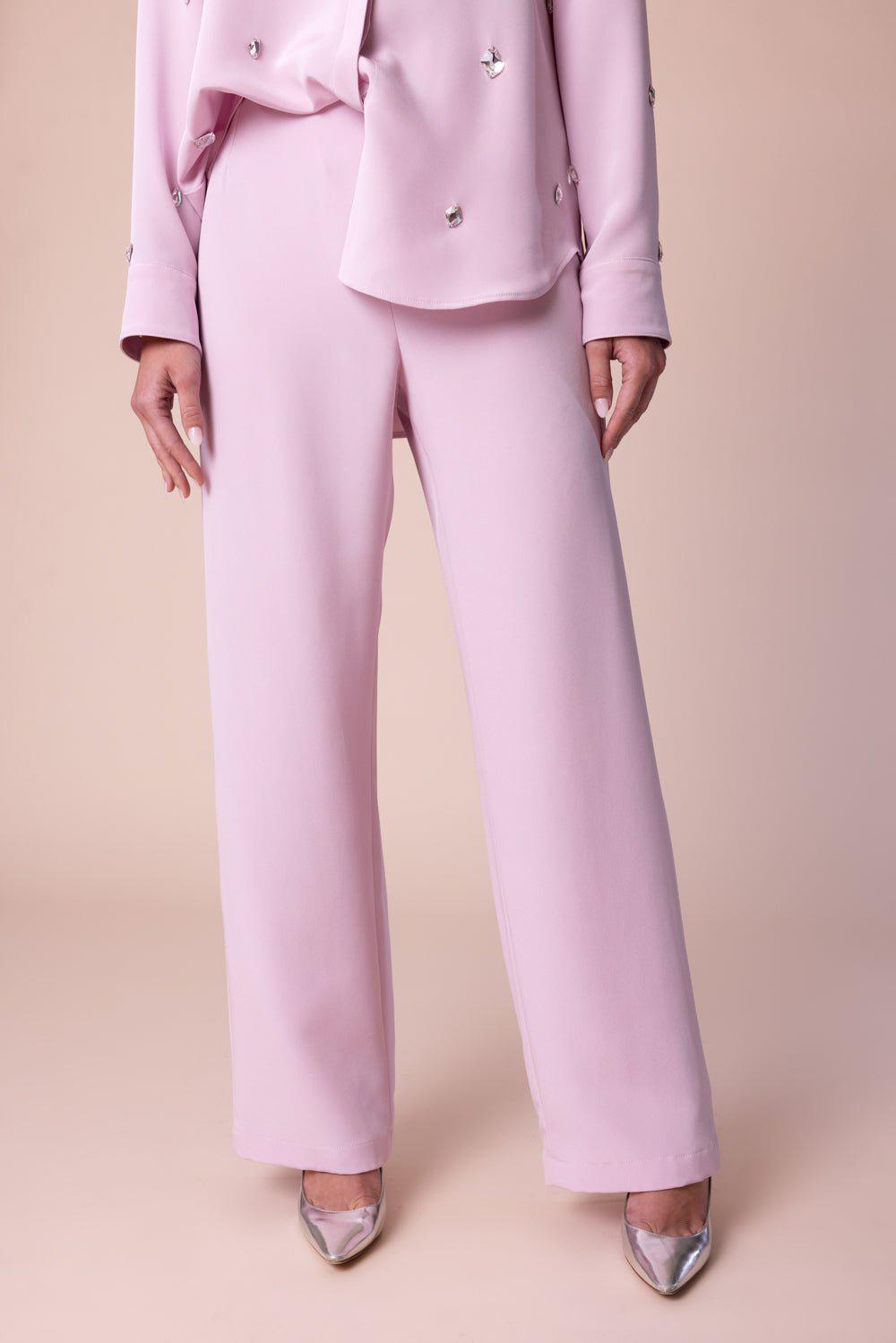 CATHERINE REGEHR-Classic Pull On Pant - Lilac-