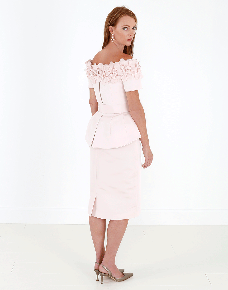 CATHERINE REGEHR-Rose Trip Top And Slim Skirt-