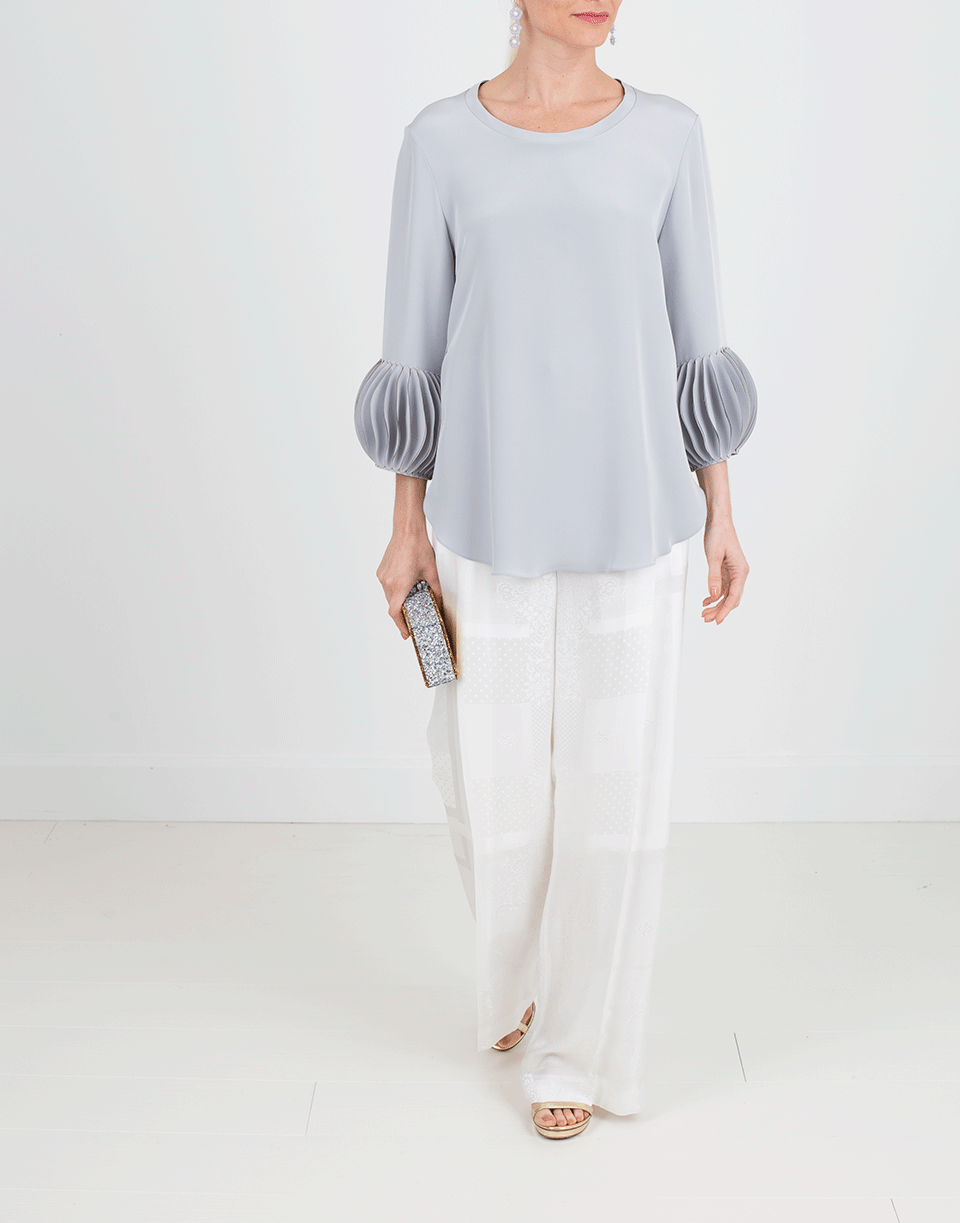 CATHERINE REGEHR-Oval Cuff Pullover-