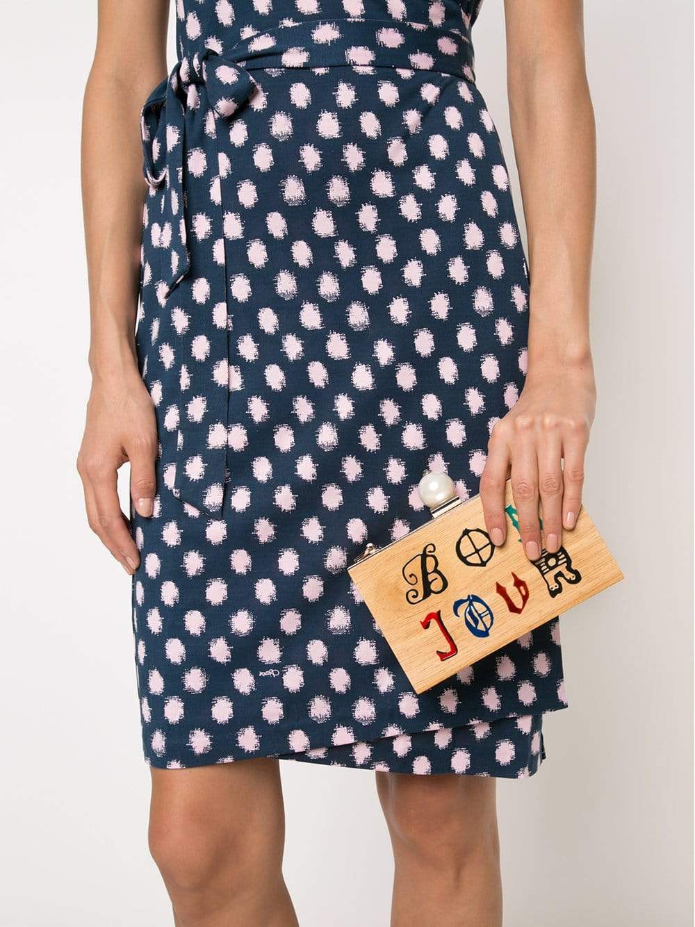 CECILIA MA COUTURE-Bonjour Clutch-LT WOOD