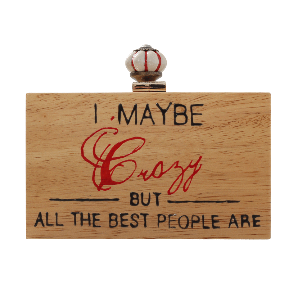 CECILIA MA COUTURE-Crazy Clutch-LT WOOD