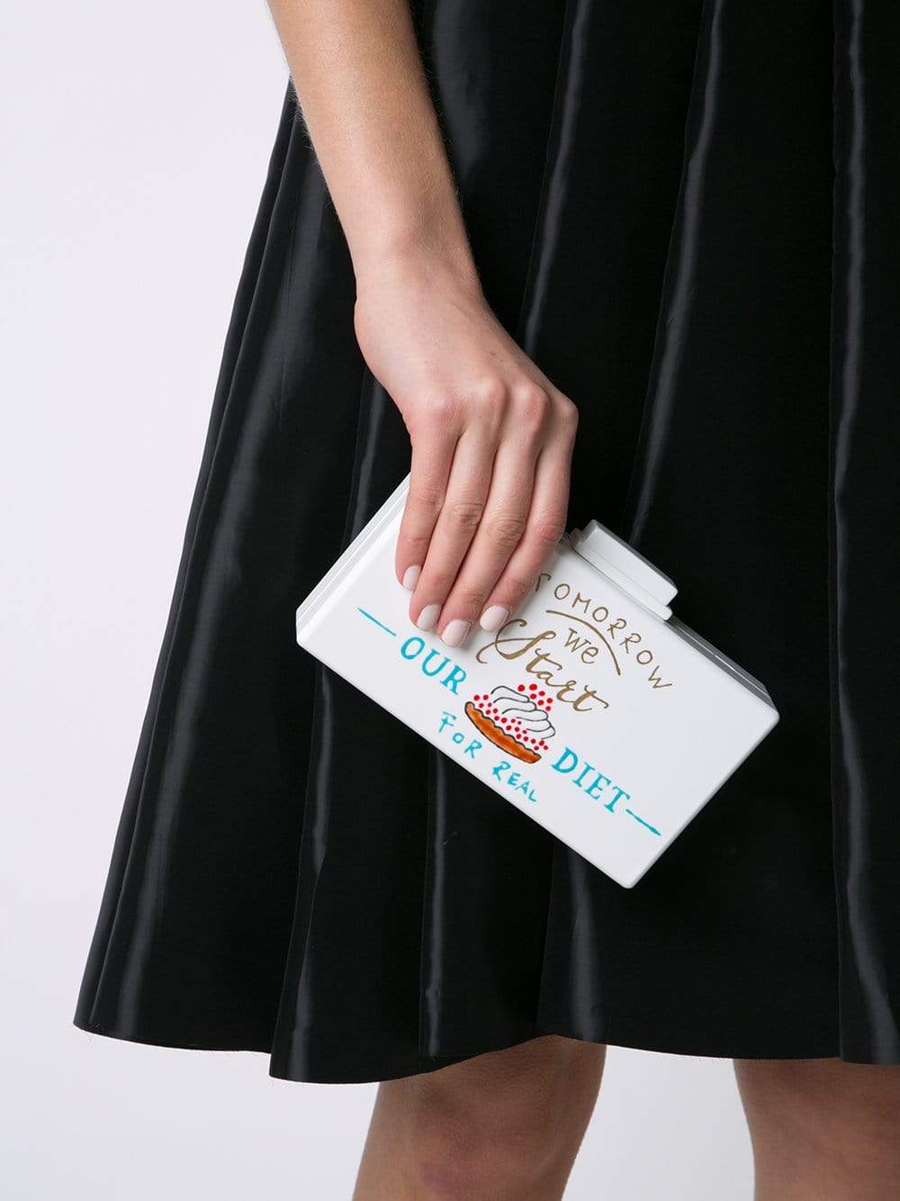 CECILIA MA COUTURE-Cake Clutch-WHITE