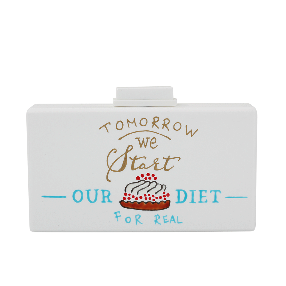 CECILIA MA COUTURE-Cake Clutch-WHITE