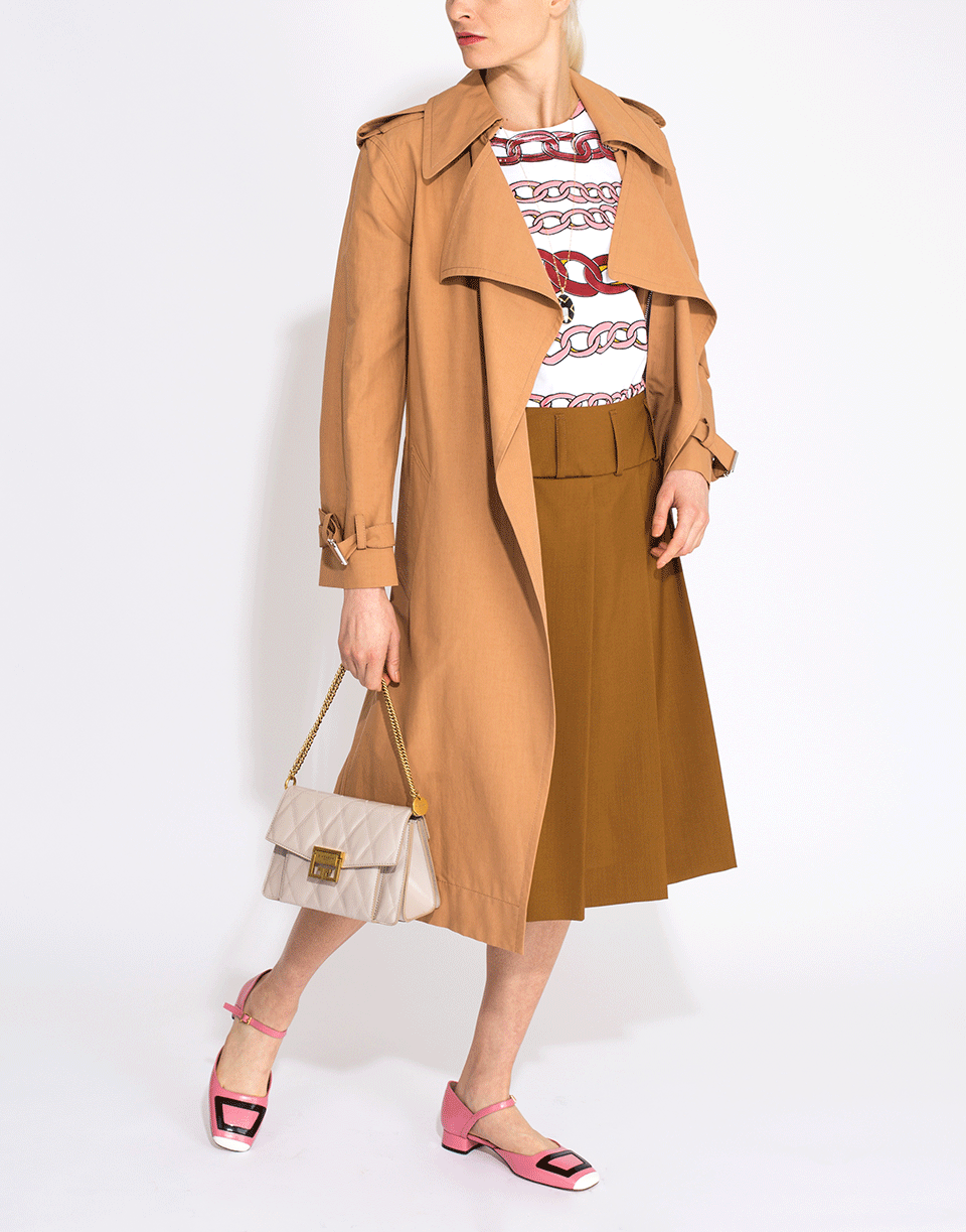 CEDRIC CHARLIER-Long Trench Coat-