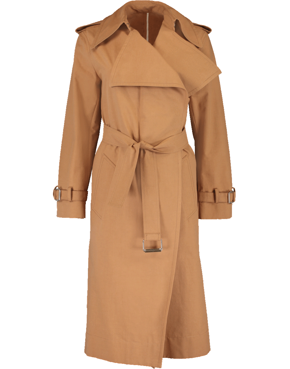 CEDRIC CHARLIER-Long Trench Coat-