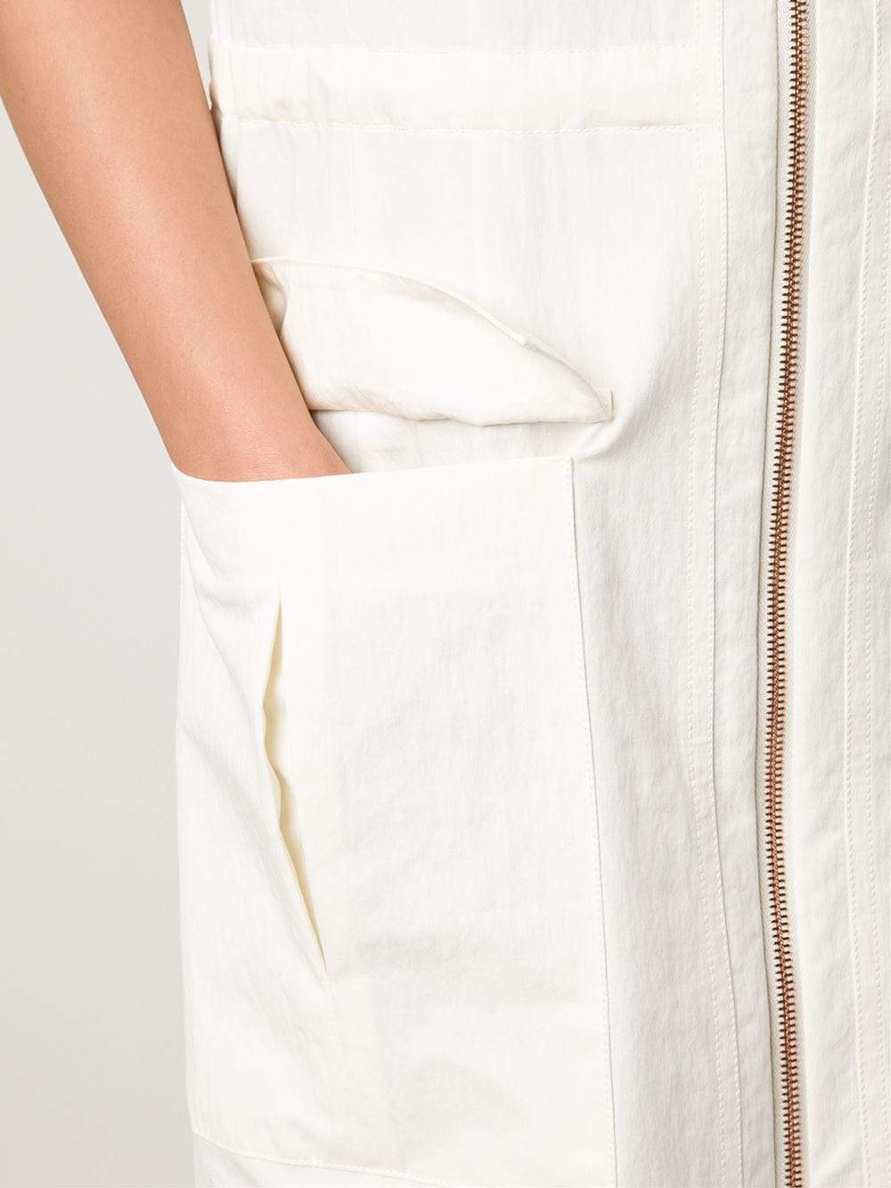 CEDRIC CHARLIER-Zip Front Utility Dress-