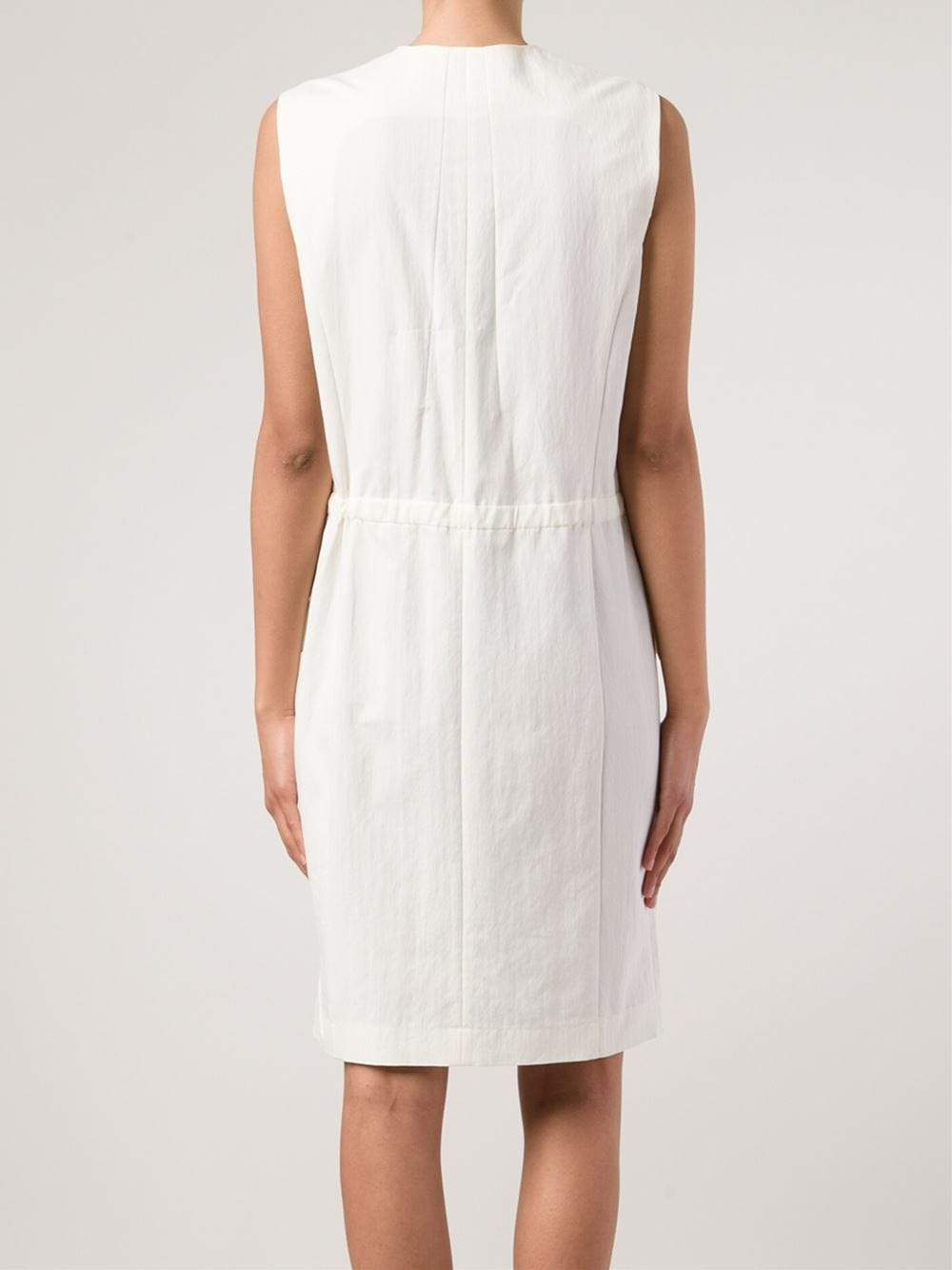 CEDRIC CHARLIER-Zip Front Utility Dress-