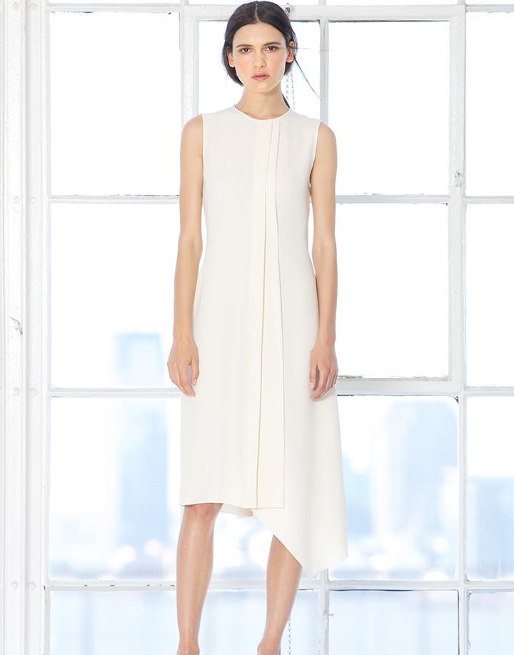 CEDRIC CHARLIER-Side Drape Dress-