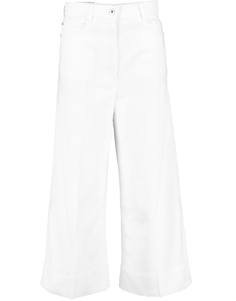 CEDRIC CHARLIER-Cropped Flare Jean-