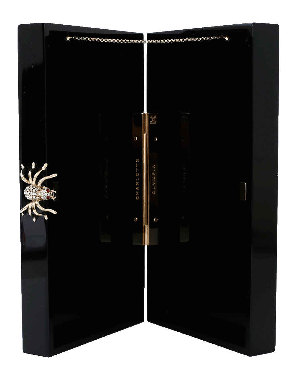 CHARLOTTE OLYMPIA-Killer Pandora Clutch-BLACK