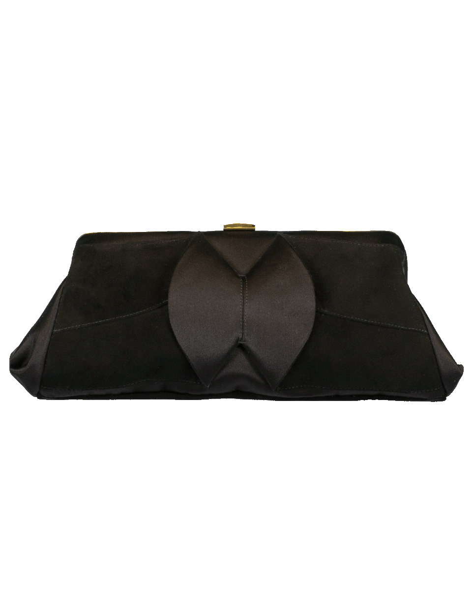 CHARLOTTE OLYMPIA-Uptown Clutch-BLACK