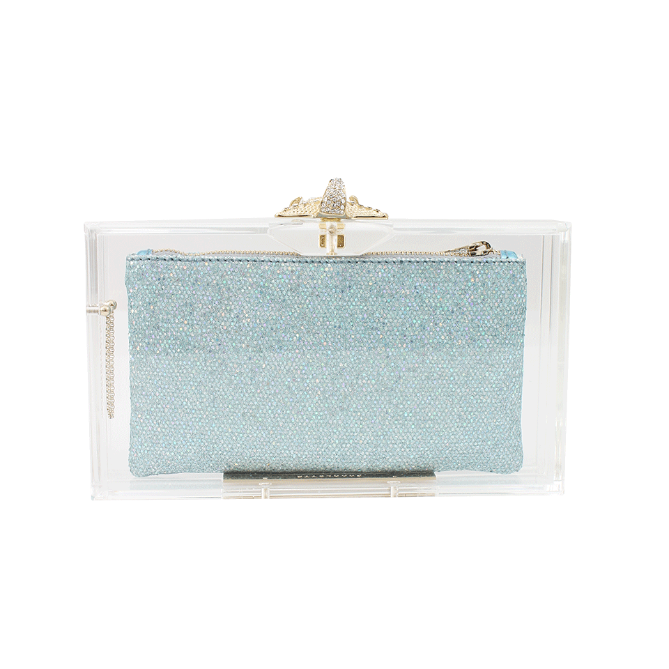 CHARLOTTE OLYMPIA-Starfish Pandora Clutch-CLEAR
